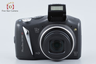 【中古】Canon キヤノン PowerShot SX130 IS コンパクトデジタルカメラ 元箱付き
