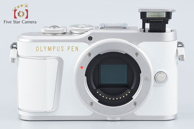 【中古】OLYMPUS オリンパス PEN E-PL9 ホワイト ミラーレス一眼カメラ シャッター回数僅少