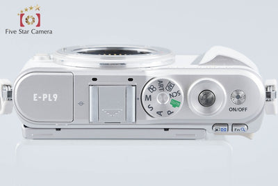 【中古】OLYMPUS オリンパス PEN E-PL9 ホワイト ミラーレス一眼カメラ シャッター回数僅少