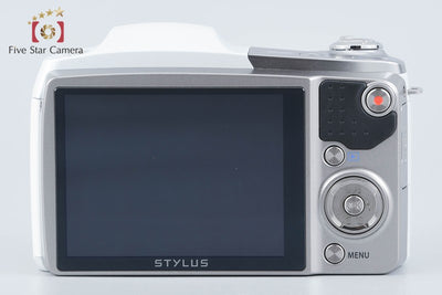 【中古】OLYMPUS オリンパス STYLUS SZ-16 ホワイト コンパクトデジタルカメラ 元箱付き