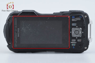 【中古】RICOH リコー PENTAX ペンタックス WG-30 エボニーブラック 防水アクションカメラ