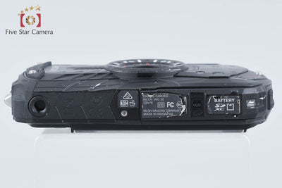 【中古】RICOH リコー PENTAX ペンタックス WG-30 エボニーブラック 防水アクションカメラ