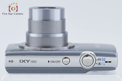 【中古】Canon キヤノン IXY 150 シルバー コンパクトデジタルカメラ 元箱付き