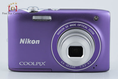 【中古】Nikon ニコン COOLPIX S3100 ファインパープル コンパクトデジタルカメラ