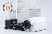 【中古】SONY ソニー ハンディカム HDR-CX680 ホワイト デジタルビデオカメラ 元箱付き 多言語対応