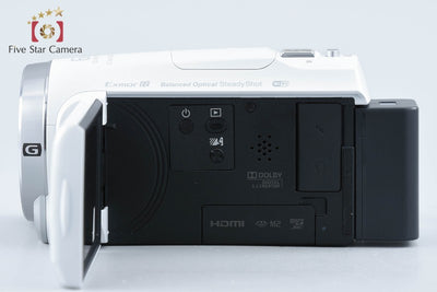 【中古】SONY ソニー ハンディカム HDR-CX680 ホワイト デジタルビデオカメラ 元箱付き 多言語対応