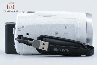 【中古】SONY ソニー ハンディカム HDR-CX680 ホワイト デジタルビデオカメラ 元箱付き 多言語対応
