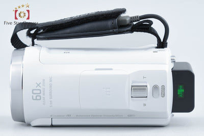 【中古】SONY ソニー ハンディカム HDR-CX680 ホワイト デジタルビデオカメラ 元箱付き 多言語対応