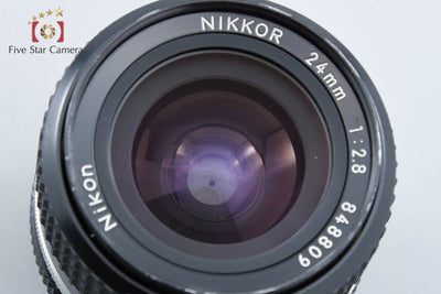 【中古】Nikon ニコン Ai-S NIKKOR 24mm f/2.8