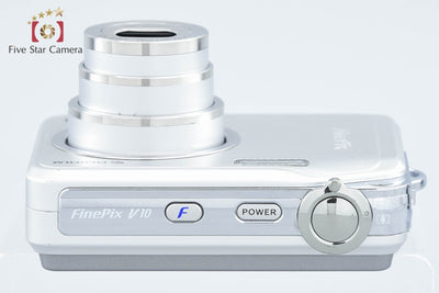 【中古】FUJIFILM 富士フイルム FinePix V10 シルバー コンパクトデジタルカメラ