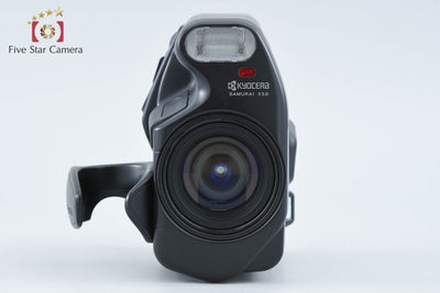 【中古】KYOCERA 京セラ SAMURAI X3.0 ブラック コンパクトフィルムカメラ