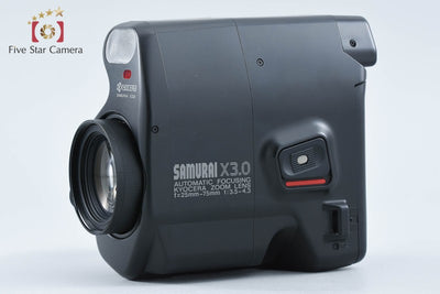【中古】KYOCERA 京セラ SAMURAI X3.0 ブラック コンパクトフィルムカメラ