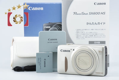 【中古】Canon キヤノン PowerShot SX600 HS ゴールド コンパクトデジタルカメラ 元箱付き