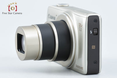 【中古】Canon キヤノン PowerShot SX600 HS ゴールド コンパクトデジタルカメラ 元箱付き