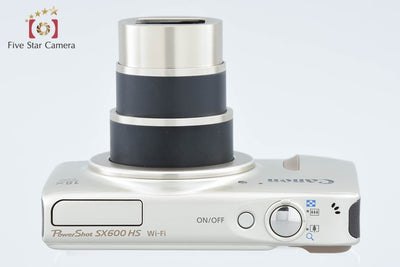 【中古】Canon キヤノン PowerShot SX600 HS ゴールド コンパクトデジタルカメラ 元箱付き