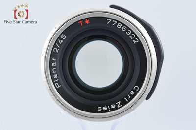 【中古】CONTAX コンタックス Carl Zeiss Planar 45mm f/2 T*