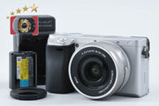 【中古】SONY ソニー α6400 ILCE-6400 シルバー パワーズームレンズキット シャッター回数僅少 多言語対応