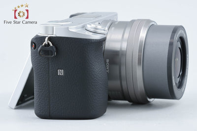 【中古】SONY ソニー α6400 ILCE-6400 シルバー パワーズームレンズキット シャッター回数僅少 多言語対応