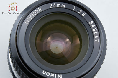 【中古】Nikon ニコン Ai-S NIKKOR 24mm f/2.8