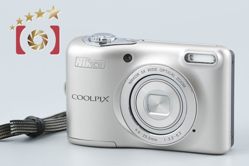 【中古】Nikon ニコン COOLPIX L30 シルバー コンパクトデジタルカメラ