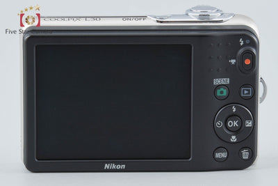 【中古】Nikon ニコン COOLPIX L30 シルバー コンパクトデジタルカメラ