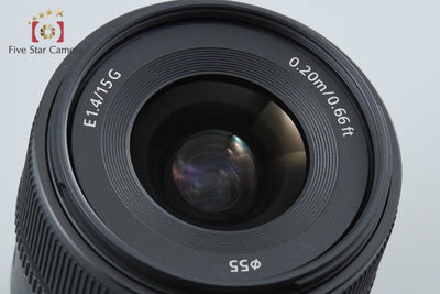 【中古】SONY ソニー E 15mm f/1.4 G SEL15F14G