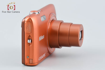 【中古】Nikon ニコン COOLPIX S3500 アプリコットオレンジ コンパクトデジタルカメラ