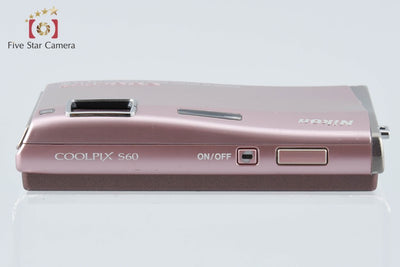【中古】Nikon ニコン COOLPIX S60 ロイヤルピンク コンパクトデジタルカメラ