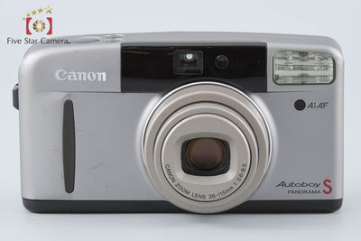 【中古】Canon キヤノン Autoboy S PANORAMA グレージュチタン コンパクトフィルムカメラ
