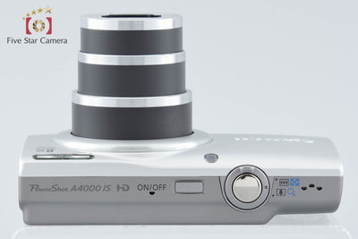 【中古】Canon キヤノン PowerShot A4000 IS シルバー コンパクトデジタルカメラ