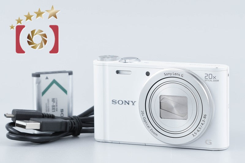 【中古】SONY ソニー Cyber-shot DSC-WX300 ホワイト デジタルスチルカメラ 多言語対応