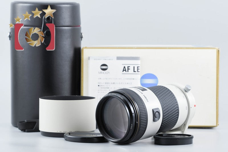 【中古】MINOLTA ミノルタ HIGH SPEED AF APO TELE ZOOM 80-200mm f/2.8 G 元箱付き