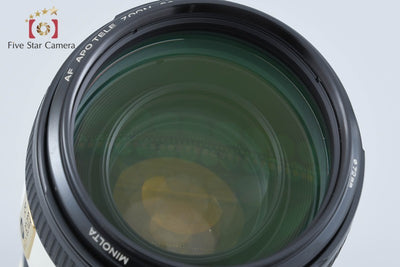 【中古】MINOLTA ミノルタ HIGH SPEED AF APO TELE ZOOM 80-200mm f/2.8 G 元箱付き