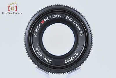 【中古】Konica コニカ M-HEXANON 50mm f/2 ライカMマウント