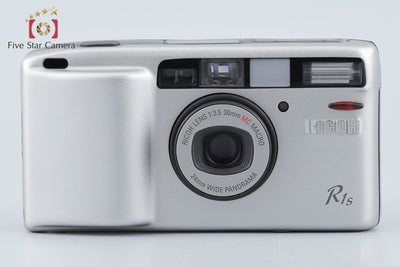 【中古】RICOH リコー R1s プラチナシルバー コンパクトフィルムカメラ