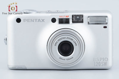 【中古】PENTAX ペンタックス ESPIO 120SW シルバー コンパクトフィルムカメラ
