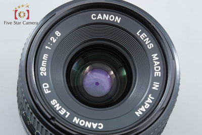 【中古】Canon キヤノン New FD 28mm f/2.8
