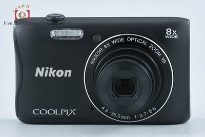 【中古】Nikon ニコン COOLPIX S3700 ブラック コンパクトデジタルカメラ 元箱付き