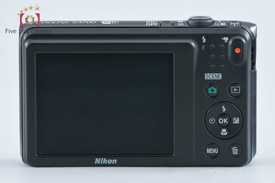 【中古】Nikon ニコン COOLPIX S3700 ブラック コンパクトデジタルカメラ 元箱付き