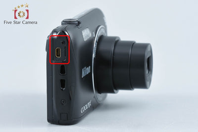 【中古】Nikon ニコン COOLPIX S3700 ブラック コンパクトデジタルカメラ 元箱付き