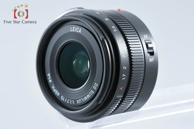 【中古】Panasonic パナソニック LEICA DG SUMMILUX 15mm f/1.7 ASPH. H-X015-K ブラック