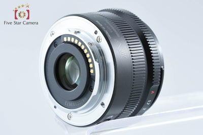 【中古】Panasonic パナソニック LEICA DG SUMMILUX 15mm f/1.7 ASPH. H-X015-K ブラック