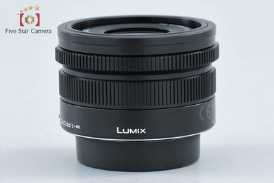 【中古】Panasonic パナソニック LEICA DG SUMMILUX 15mm f/1.7 ASPH. H-X015-K ブラック