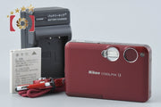 【中古】Nikon ニコン COOLPIX S3 ノーブルワイン コンパクトデジタルカメラ