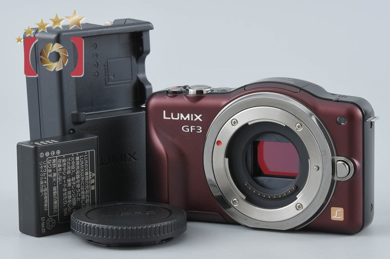 【中古】Panasonic パナソニック LUMIX DMC-GF3 センシュアルブラウン ミラーレス一眼カメラ