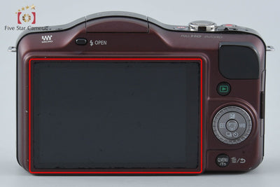 【中古】Panasonic パナソニック LUMIX DMC-GF3 センシュアルブラウン ミラーレス一眼カメラ
