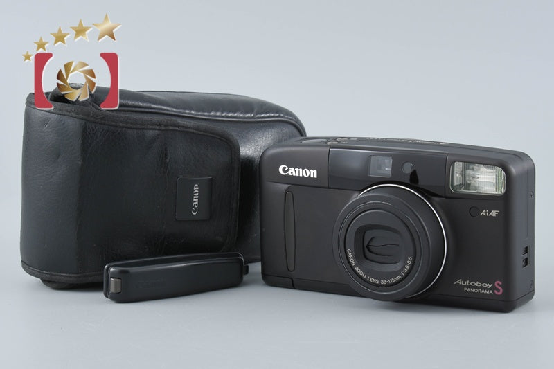 【中古】Canon キヤノン Autoboy S PANORAMA ブラウンブラック コンパクトフィルムカメラ