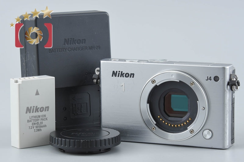 【中古】Nikon ニコン 1 J4 シルバー ミラーレス一眼カメラ