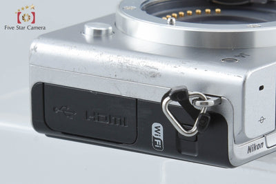 【中古】Nikon ニコン 1 J4 シルバー ミラーレス一眼カメラ