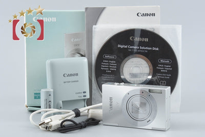 【中古】Canon キヤノン IXY 3 シルバー コンパクトデジタルカメラ 元箱付き